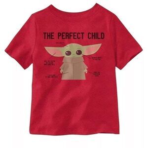 HYBRID Toddler Boys The Perfect Child Grogru Graphic T-shirt red size 3